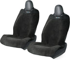 Car Seat Towel | Premium Microfiber Towel Seat Covers for Cars - Universal Fit & Waterproof | Sweatproof & Machine Washable Non-Slip Car Seat Towel Cover After Gym, Beach, Yoga (Black, 2 Pack)