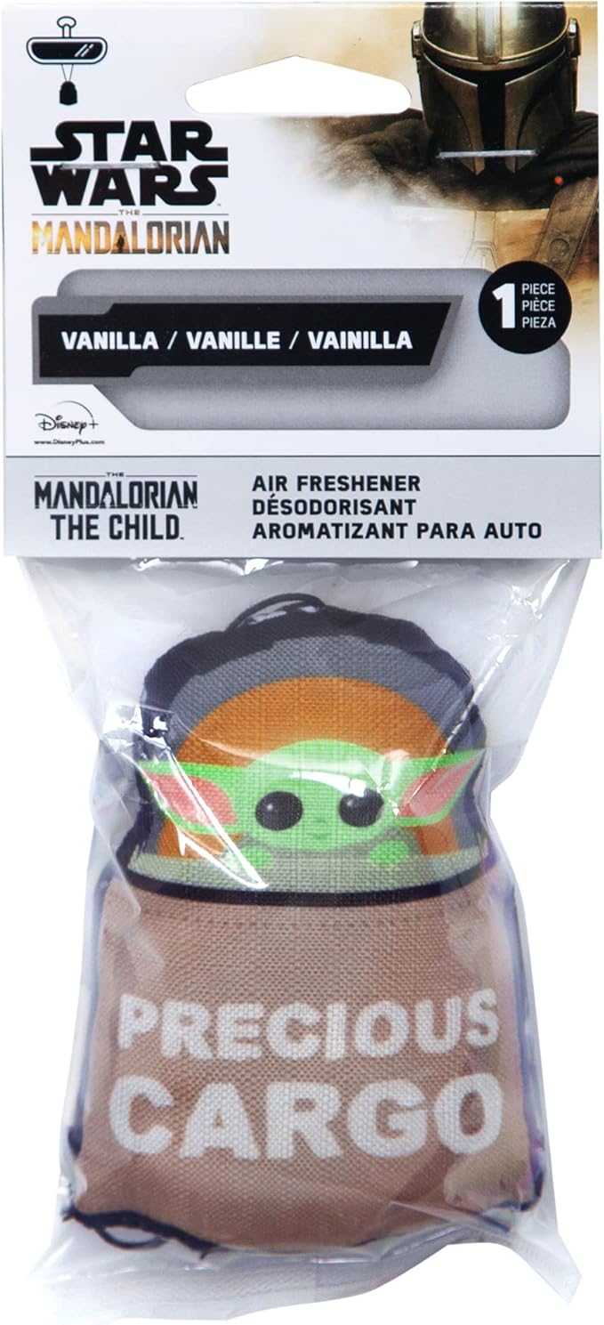 Plasticolor 005355R01 Star Wars Baby Yoda Sachet Style Air Freshener for Car Truck or SUV