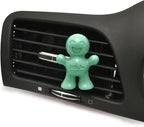 Little Joe 96406 Fresh Mint Scent Car Air Freshener Vent Clip, Fights Odors for up to 45 Days, Long-Lasting Freshness, Cute Car Odor Eliminator, Pack of 1