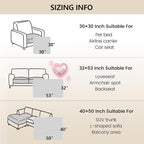 gogobunny 100% Double-Sided Waterproof Dog Bed Cover Pet Blanket Sofa Couch Furniture Protector for Puppy Large Dog Cat, Reversible (32x53 Inch (Pack of 1), Dark Green/Light Green)