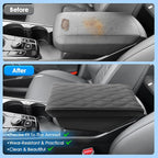 2025 2026 Sportage Accessories Center Console Cover for Kia Sportage (LX/EX/X-Line/SX/SX Prestige/X-Pro/X-Pro Prestige), Waterproof&Cushion Leather Cover 2025 Sportage Accessories (Padded)