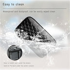 Car Center Console Cushion Pad, Universal Leather Waterproof Armrest Seat Box Cover, Comfortable Auto Armrest Cover Protector, Car Interior Decor Accessories for Most Vehicles (Black & Gray)