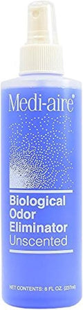 Medi-Aire Biological Odor Eliminator 8 Oz. Spray Bottle, Unscented - 1 Each/Bottle