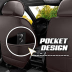 Car Seat Covers for KIA Sedona 2003-2021, Premium Nappa Leather Car Seat Cover, Stylish Sport Seat Covers， Automobile Seat Cover Sets.(Standard 5 Seats/Coffee Color)