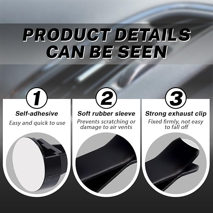 30Pcs Car Vent Clips, Car Air Freshener Vent Clip Air Conditioner Outlet Perfume Clips for Auto Car Interior Decorations Accessories, Metal Square Head + Round Slot Head