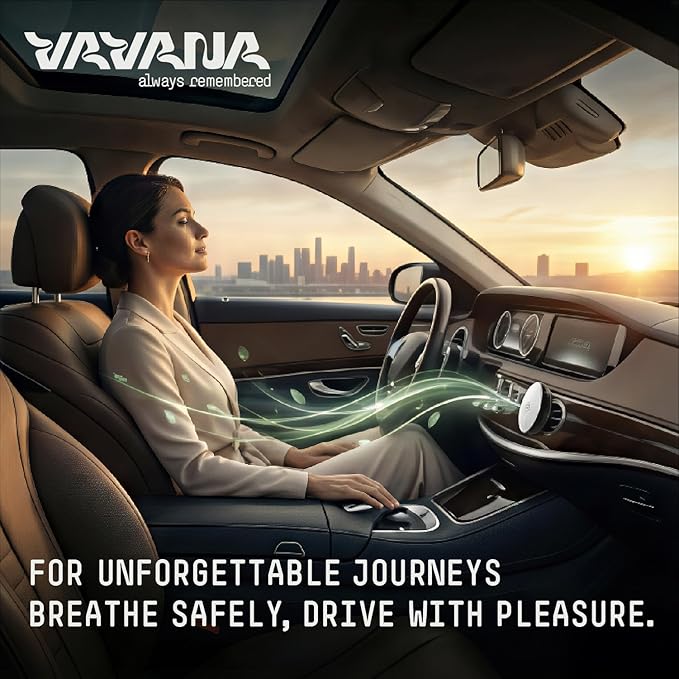 SPIN Car Air Freshener Vent Clip – ANGELIC VANILLA PATCHOULI, Solid Scent Technology, Essential Oil Car Fragrance, Liquid Free (2 Pack)