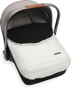 Little Unicorn Winter Car Seat Cover | Premium Insulated Fabric | Universal Fit & Easy to Install | Travel Bag Included (Pearl)