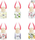 Car Air Freshener Diffuser, Hanging Car Scents Air Freshener, Car Fresheners Long Lasting, Essential Oil Diffuser, Fragrance Oil, 6pcs