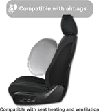 Black Car Seat Covers for Ford Bronco Sport 2021-2025 Car Seat Cover, PU Leather, 5 Piece Full Set, Anti-Slip, Waterproof, Beautify Interior, Beautify The Interior of Old Cars