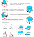 5 Pcs Premium Heart-Shaped Paw Print Car Seat Cover, Breathable & Washable Car Seat Covers Full Sets, Fashionable Printed Seat Covers for Cars Interior, Universal Fit for Most Cars