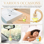 24 Pcs Employee Appreciation Gifts 8ml Car Diffuser Air Freshener Hanging Ornament Empty Glass Essential Oil Bottle Thank You Gift for Volunteer Administrative Professionals Staff Coworker Teacher
