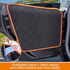 iBuddy Dog Car Seat Cover for Tesla Model Y/3 with 2PCS Car Door Protector 100% Waterproof Pet Car Seat Cover Protects Vehicle from Hair, Scratches and Dirt, Customized Dog Car Hammock for Model Y/3