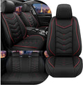 CTDS Car Seat Covers for Nissan Altima 2001-2026, Stylish Sport Seat Cover, Premium Nappa Leather Car Seat Cover. Automobile Seat Covers Sets.(Standard 5 Seats/Black)