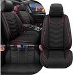 CTDS Car Seat Covers for Nissan Altima 2001-2026, Stylish Sport Seat Cover, Premium Nappa Leather Car Seat Cover. Automobile Seat Covers Sets.(Standard 5 Seats/Black)