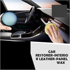 50ml/100ml Leather Conditioner Cream with Sun Protection Defense | Car Interior Care Kit for Seats, Steering Wheel & Dashboard | Clean, Restore & Shield(50ml)