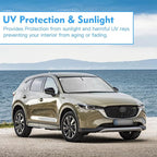 Custom Fit Windshield Sun Shade for Mazda CX-5 2017-2026 Foldable Sunshade Sun Visor Protector CX5 SUV Accressories Wind Shield Blocks UV Rays & Keeps Car Cooler