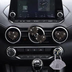 4Pcs Black Heart Air Vent Clips, 4 Pcs Bling Heart Car Air Fresheners Vents Clips Car Diffuser Diamond Interior Decor Charm Cute Accessories Decoration for Women, Automotive