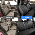 coverdream Forester Seat Covers Full Set for 2025 2026 Subaru Forester Base,Limited,Premium,Sport,Touring,Fully Covered,Luxury Waterproof Car Seat Protector SUV Seat Cushion(Black)