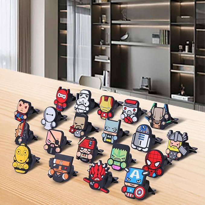 Air Vent Decoration - Cute Super Hero Decorative Vent Clip for Cars, Bedroom or Office [Ant Man]
