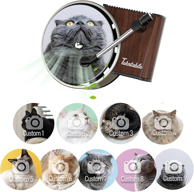Personalized Customized Photo Car Air Freshener，Double Sided Customized Car Fresheners，Custom Air Fresheners With Picture for Boyfriend、Dad、Mom、Music Lovers.(9 pcs, White)