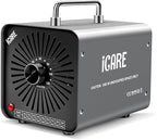 Ozone Generator, 48,000mg/h Commercial Ozone Machine Odor Removal, High Capacity O3 Odor Eliminator Deodorizer with 120Min Timer for Home, Pet, Smoke, Car, Basements for 4000 Square Feet Grey