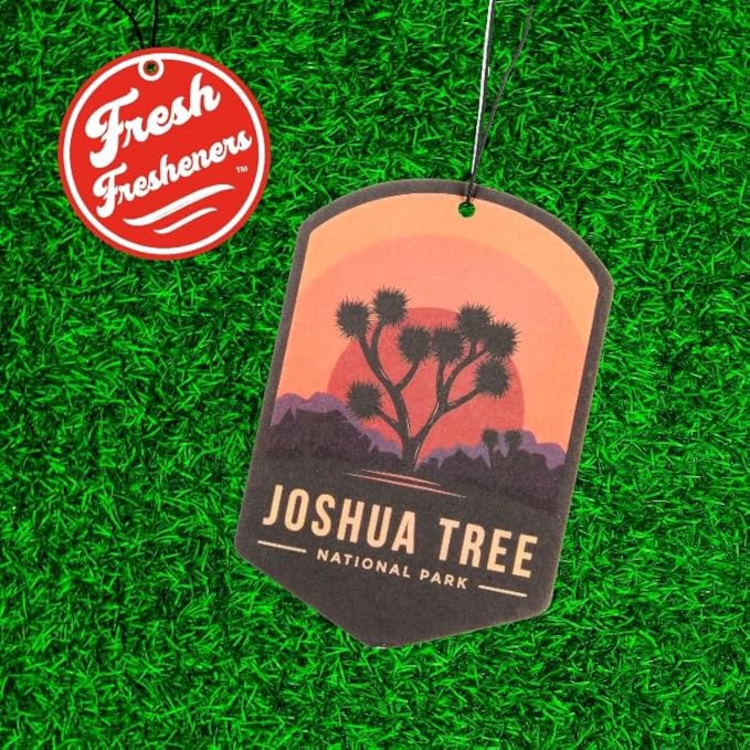 Outdoor Adventure Car Air Freshener 3 Pack Scented With Premium Oils By Fresh Fresheners (Joshua Tree National Park)