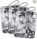 Road Rage Air Freshener - Pina Colada Scent - Audrey & Marilyn Tattoo - 3 Pack