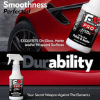 TopCoat F11PRO Starter Kit - The Most Advanced Water-Based Ceramic Coating for Cars, Motorcycles, and More - Includes 16 oz F11PRO Spray Bottle, 2 oz Travel Bottle, and 2 Microfiber Towels