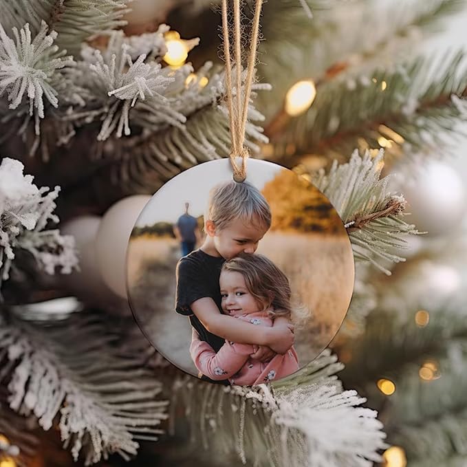 Custom Air Fresheners with Picture - Personalized Double Sided Photo Air Freshener for Car - Customized Face Air Freshener - Custom Birthday Gift - Personalized Christmas Ornament gifts for Her Him