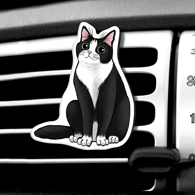 WIRESTER Fresh Scented Car Air Freshener Vent Clip, Decorative Accessories, Interior Decoration for Cars - Cow Cute, Fish, Baby Horse, Flower, Heart