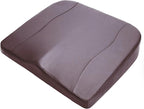Car Seat Cushion, Comfort Memory Foam Car Cushions for Driving - Sciatica & Lower Back Pain Relief, Driver Seat Pillow for Auto, Office Chair, Wheelchair - Classic Brown