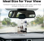 50PCS Custom Car Air Fresheners, Wholesale Double-Sided With Photo Text Logo, Suitable for Truck and Car Drivers, Business Logos (50 Rectangle)