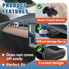 4 Pcs Foycow Air Freshener Adapter Compatible with 2017-2024 Tesla Model 3 & 2020-2025 Model Y - Air Freshener Vent Clips Adapter - Air Freshener Diffuser Holder