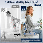 Car Seat Cushion for Long Driving, Office Chair Cushion, Memory Foam Seat Cushion Effectively Increase Height by 3.94 Inch, Car Seat Cushion for Back Pain Sciatica Tailbone Pain Relief.