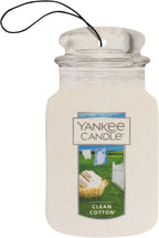 Yankee Candle Paper Car Jar, Clean Cotton
