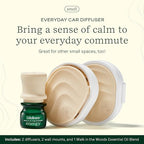 Lifelines Everyday Passive Diffuser Set - Cordless Car Diffuser & for Other Small Spaces - Essential Oil Blend with Precision Pump - Aromatherapy Alternative to Potpourri Bags, & Fragrance Sachets