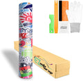 Free Tool Kit EZAUTOWRAP ES Bomber Hellaflush Anime Cartoon Car Vinyl Wrap Sticker Decal Air Release - 24"X60" (2FT X 5FT)