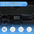 Windshield Sun Shade Fit 2026 2025 2024 2023 2022 Ford Maverick Hybrid, XL, XLT, Lariat Foldable Front Window Sunshade Accessories Truck Pickup Sun Visor UV Protector Heat Shield Window Cover