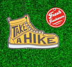 Outdoor Adventure Car Air Freshener 4 Pack Scented With Premium Oils By Fresh Fresheners (Take a Hike Boot)
