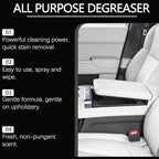 Car Interior Cleaner - Automotive Detailing Agent, Dashboard Protectant with Advanced UV Shield Protection, Upholstery Stain Remover, Vinyl Trim Restorer, Car Maintenance Spray for Deep Cleaning