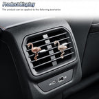 2PCS Bling Flamingo Car Dashboard Air Vent Trim Clips, Crystal Rhinestone Animal Car Air Fresheners Outlet Clip, Cute Automotive Interior Diffuser Decoration Accessories for Women (Flamingo)