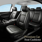 Fit for Sonata Car Seat Covers Compatible with Hyundai Sonata 2004-2025 2026 - Waterproof Breathable Leather Automotive Seat Cushions Protector, Airbag Compatible,Full Set 5 Seats(Black