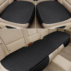 3PCS Car Seat Covers Cushion Pad Breathable Anti Slip Auto Seat Protector Pad with Storage Pocket Universal fit for Most Automotive, Truck, SUV, and Van