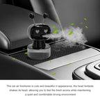 Smart Cute Robot Car Air Freshener, Fine Spray Car Aromatherapy Machine with Four-Gear Adjustment, Auto On/Off Mini Robot Fillable Essential Oil Diffuser for Vehicle Home Office (Cologne)