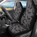 Halloween Bat Car Front Seat Covers Breathable Car Seat Covers Front Seats Only Stretch Polyester Fabric Cover Easy to Install Universal Fit for Most Vehicle