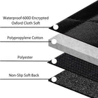 Femuar Dog Car Seat Cover, Waterproof Nonslip Pet Seat Cover for Back Seat with Storage Pockets Mesh Visual Window, Heavy Duty Scratchproof Pet Dog Seat Cover Hammock for Cars Trucks and SUVs