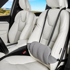 Lumbar Support Pillow for Car,Back Support for Car Seat Cushion,Adjustable Straps Securely Fixed Car Lumbar Support Pillow for Office Chair (Gray)