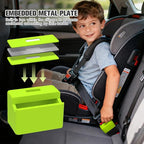 Morlike Silicone Seatbelt Secure Buckle Safety Cover Lock | Keep Children Safe in Car Seat and Prevent Kids from Accidentally Unbuckling | Buckle Guard Fits Almost Vehicles(Green, 2 Pack)