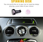 30 PCS Car Metal Air Vent Clips, Auto Perfume Air Outlet Clips Replacement, Air Freshener Clips with Plastic Slot Suitable for Most Vehicle, Universal Car Accessories