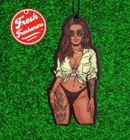 Funny Naughty Unique Car Air Fresheners Scented With Premium Oils By Fresh Fresheners (Sexy Tattoo Woman)